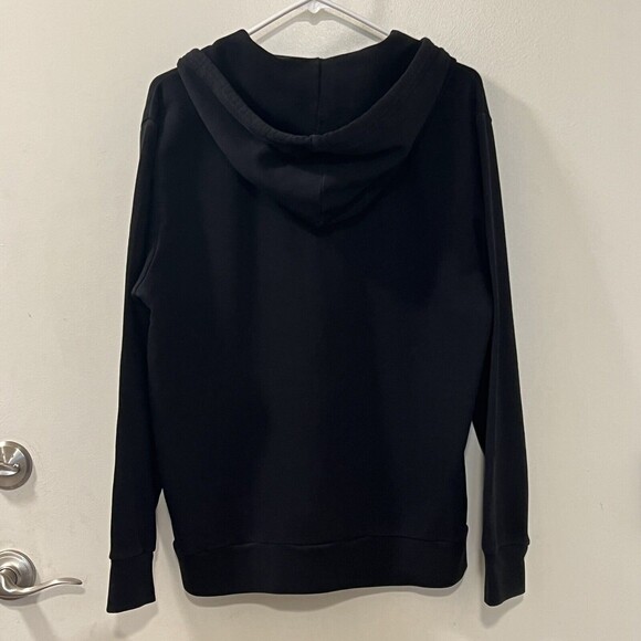Levis Mens Black Full Zip Logo Hoodie Sweater Front Pockets Size Small - Picture 6 of 11